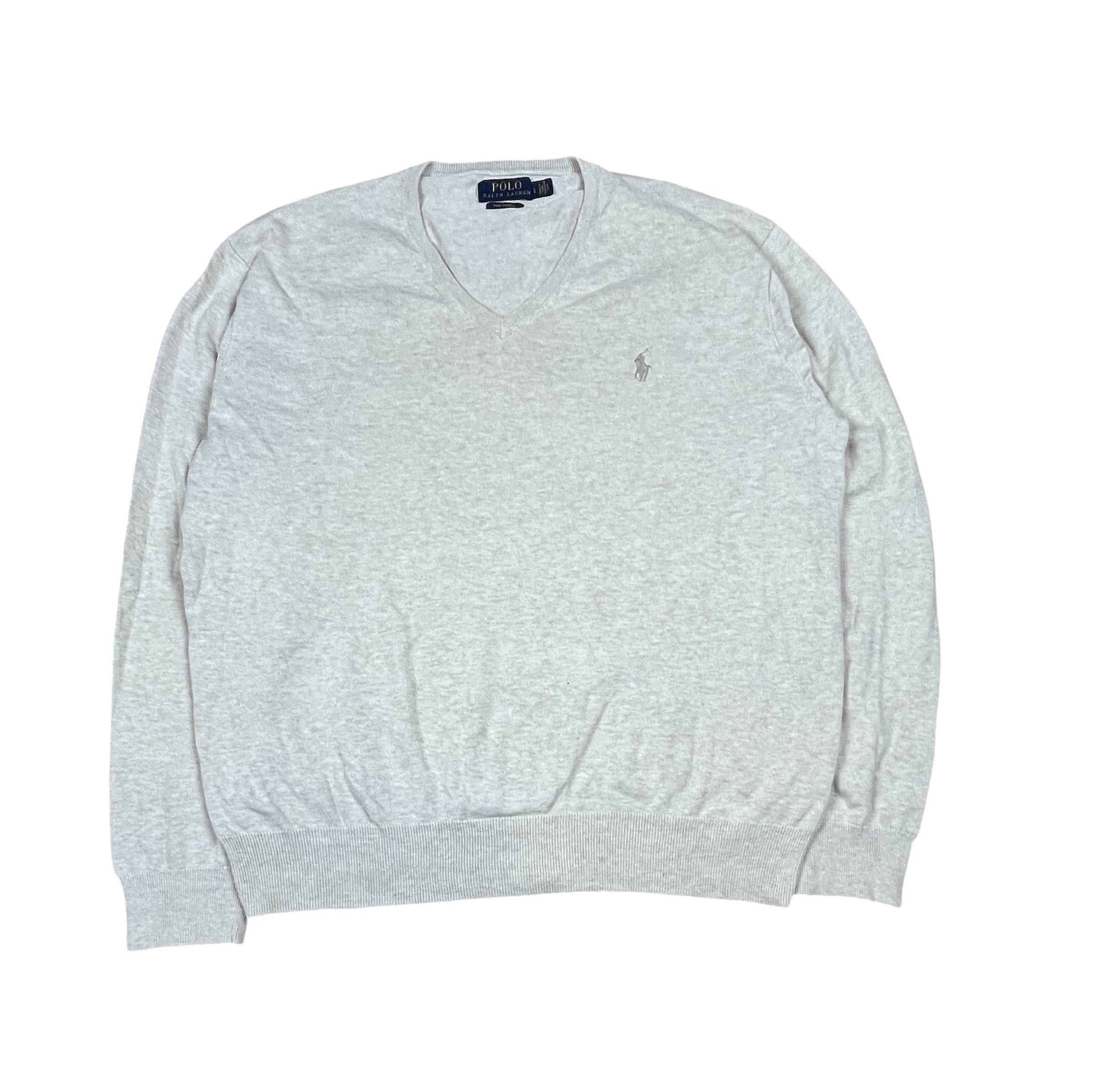 0081 Ralph Lauren Vintage Pullover L • Grau •
Klassiker