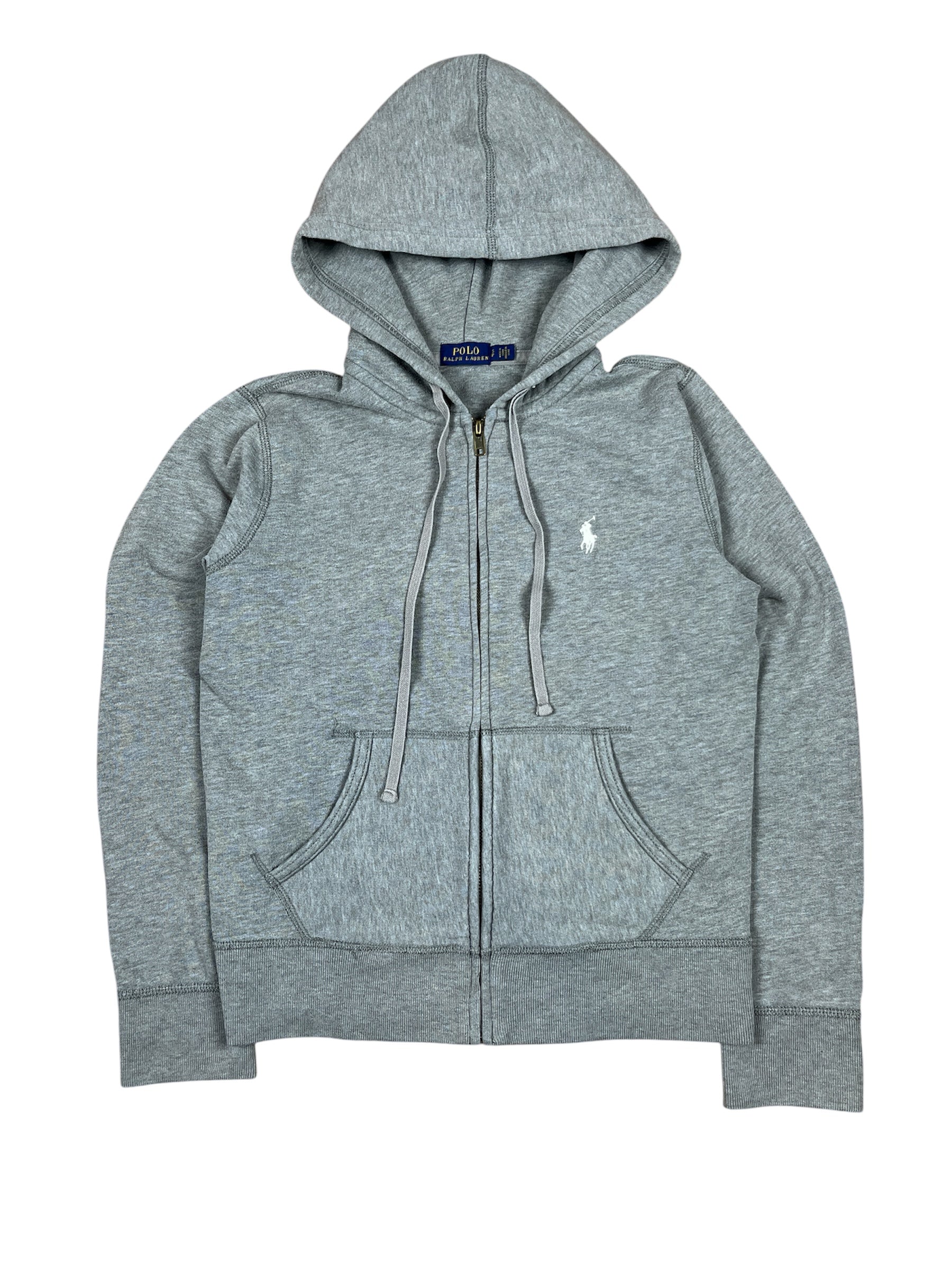 0119 Ralph Lauren ZIP Hoodie – Grau/Größe xs