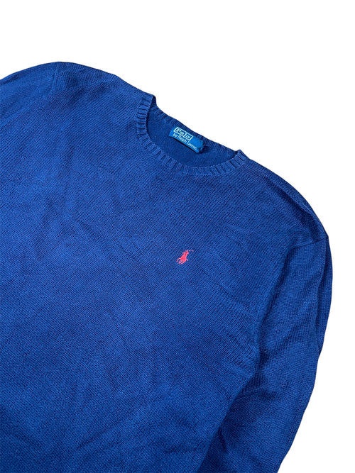 0064 Vintage Ralph Lauren Pullover - Größe L - Navy
Blau & zeitloser Klassiker