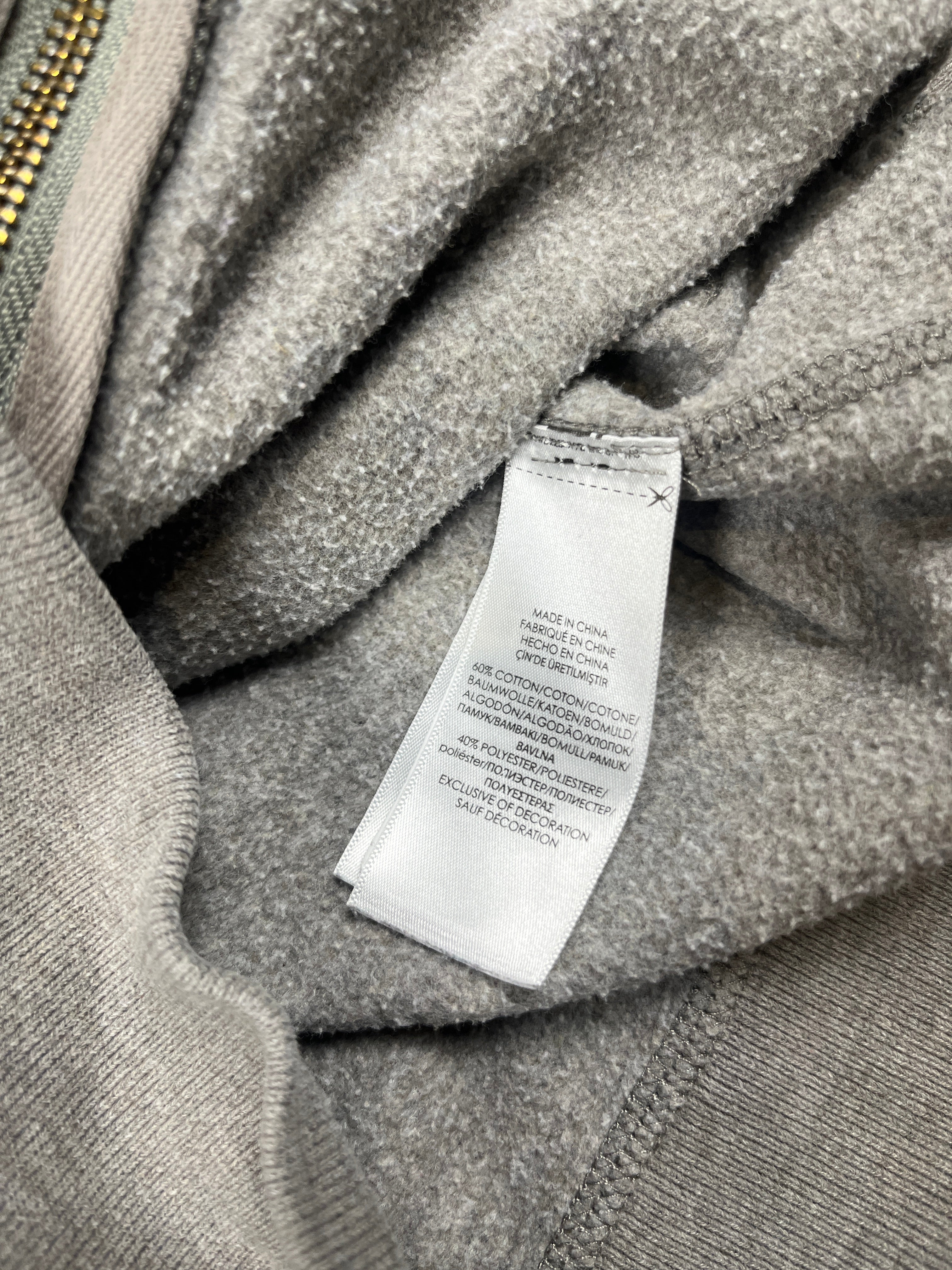 0119 Ralph Lauren ZIP Hoodie – Grau/Größe xs