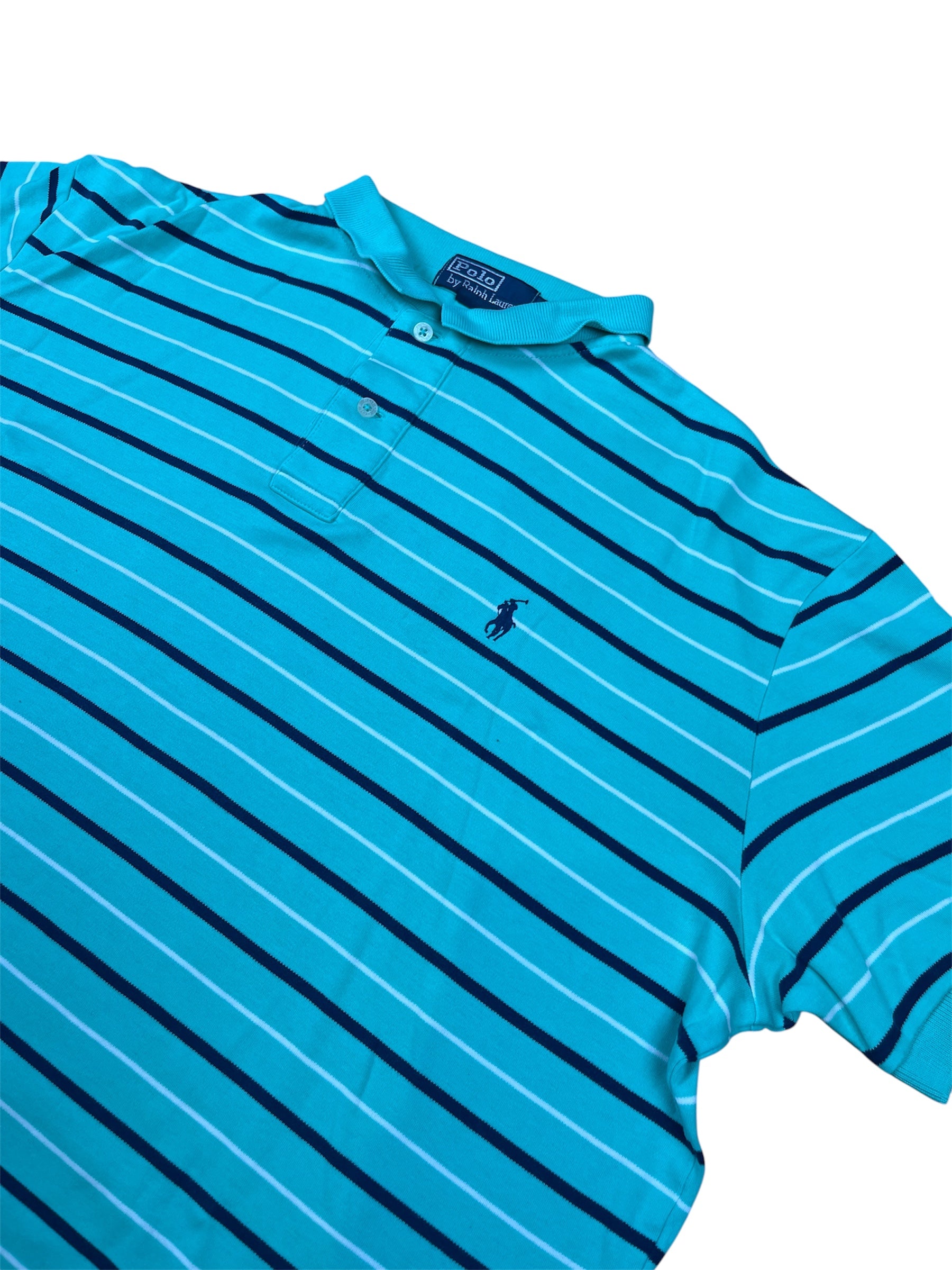 0054Vintage Polo Ralph Lauren Poloshirt Größe L