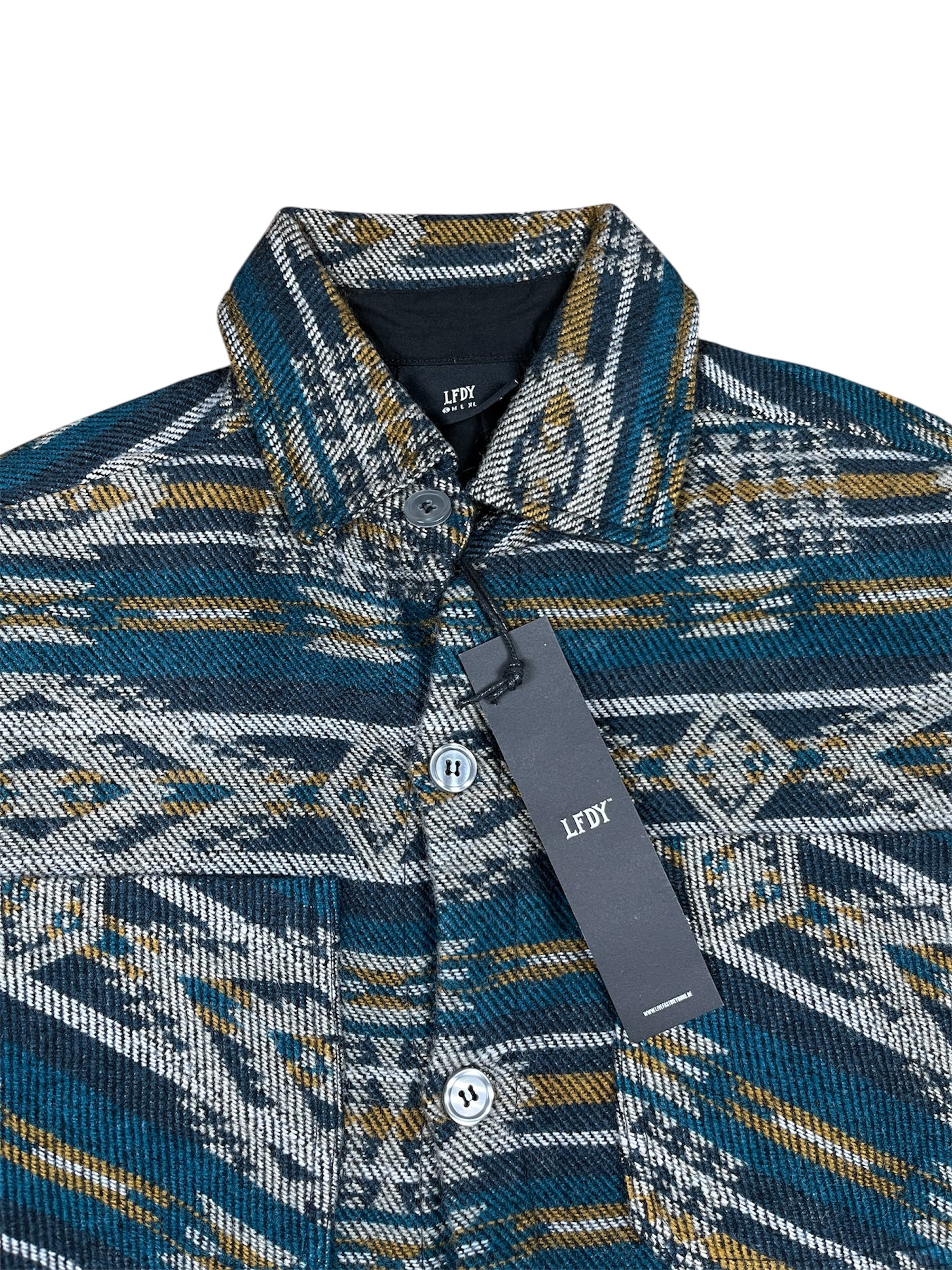 0100 LFDY (Live Fast Die Young) Vintage Overshirt
Jacke
S