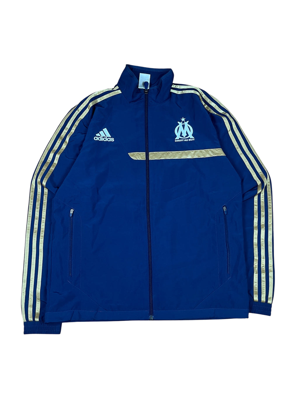 0060 Vintage Adidas Olympique de Marseille
Trainingsanzug - Größe S (blau)