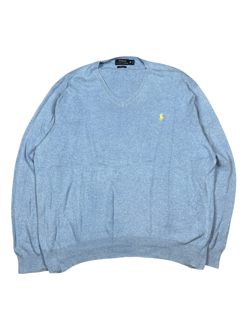 0078 Vintage Ralph Lauren Pullover - Größe XL - seltenes Hellblau