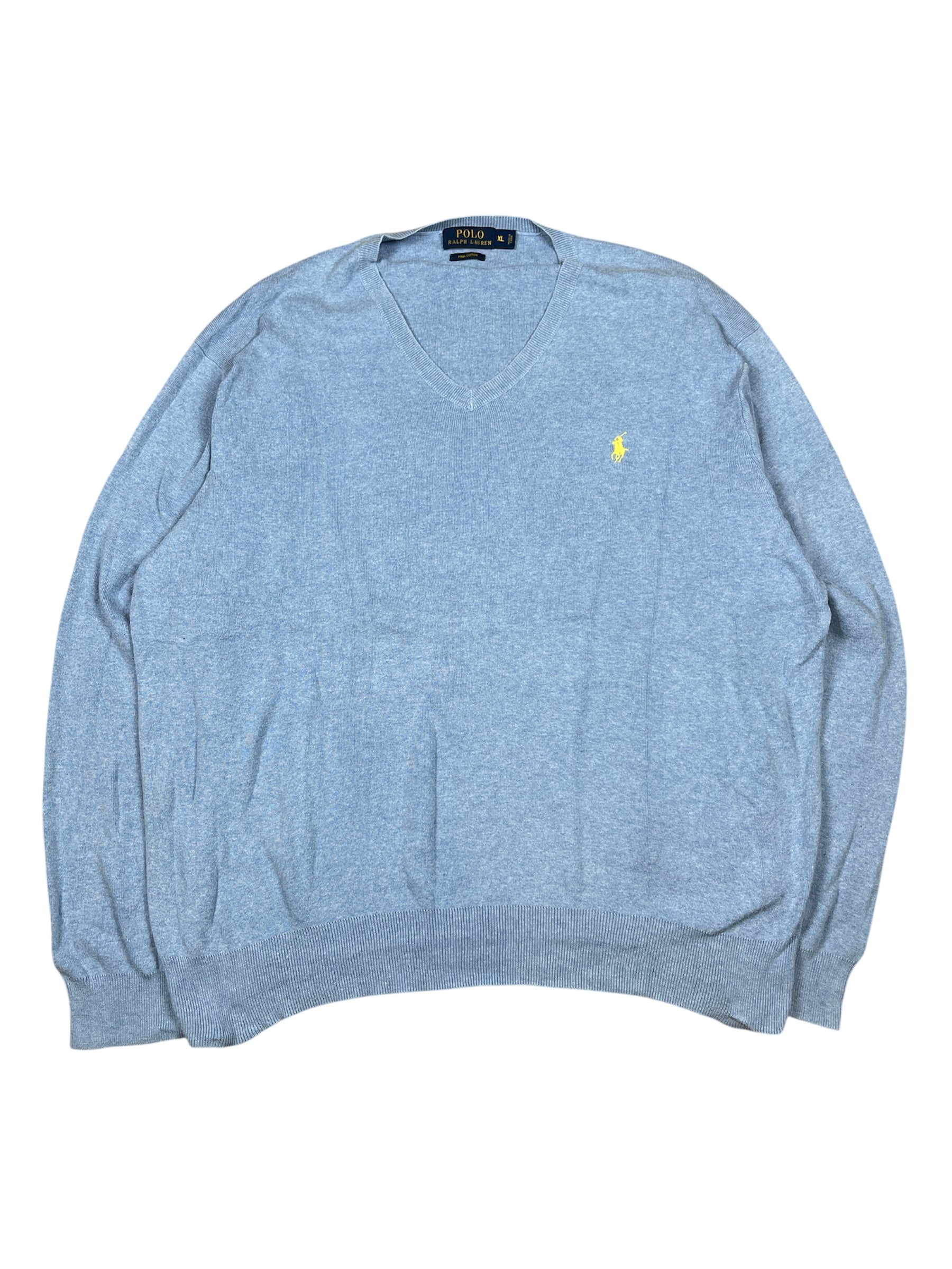 0078 Vintage Ralph Lauren Pullover - Größe XL - seltenes Hellblau