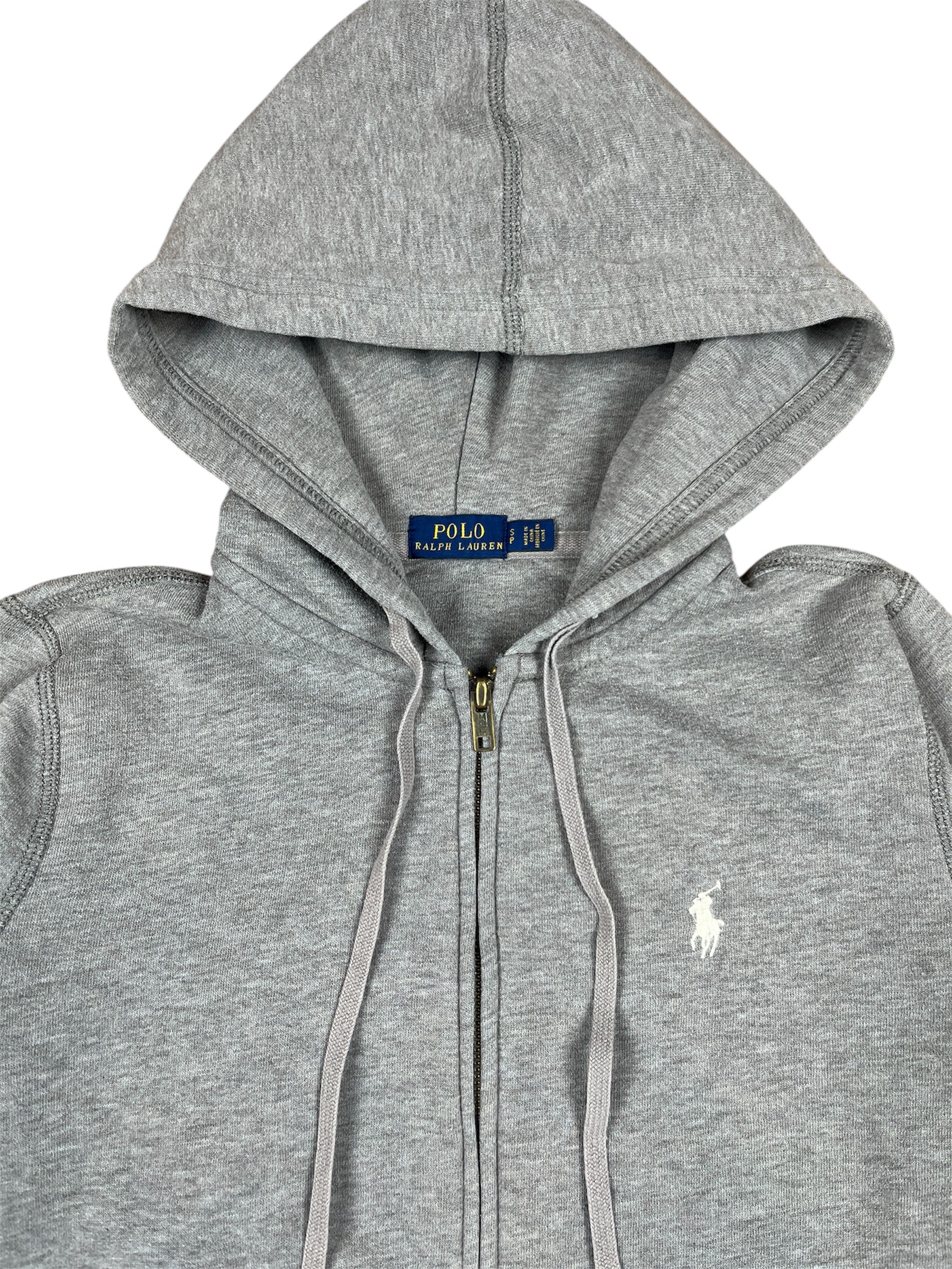 0119 Ralph Lauren ZIP Hoodie – Grau/Größe xs
