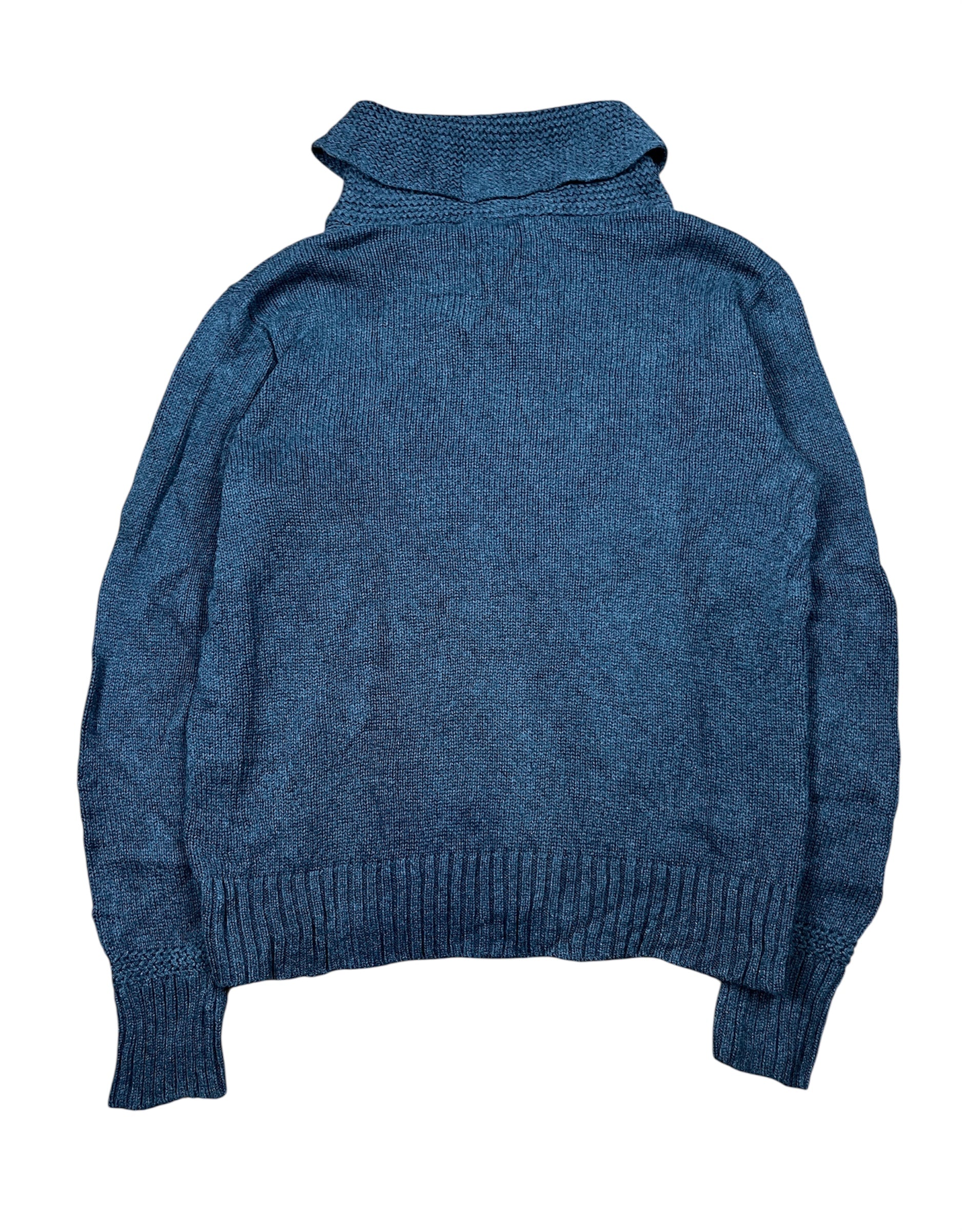 0075 Vintage Ralph Lauren Pullover - Größe XL - zeitloser Grauton & klassischer Premium-Look