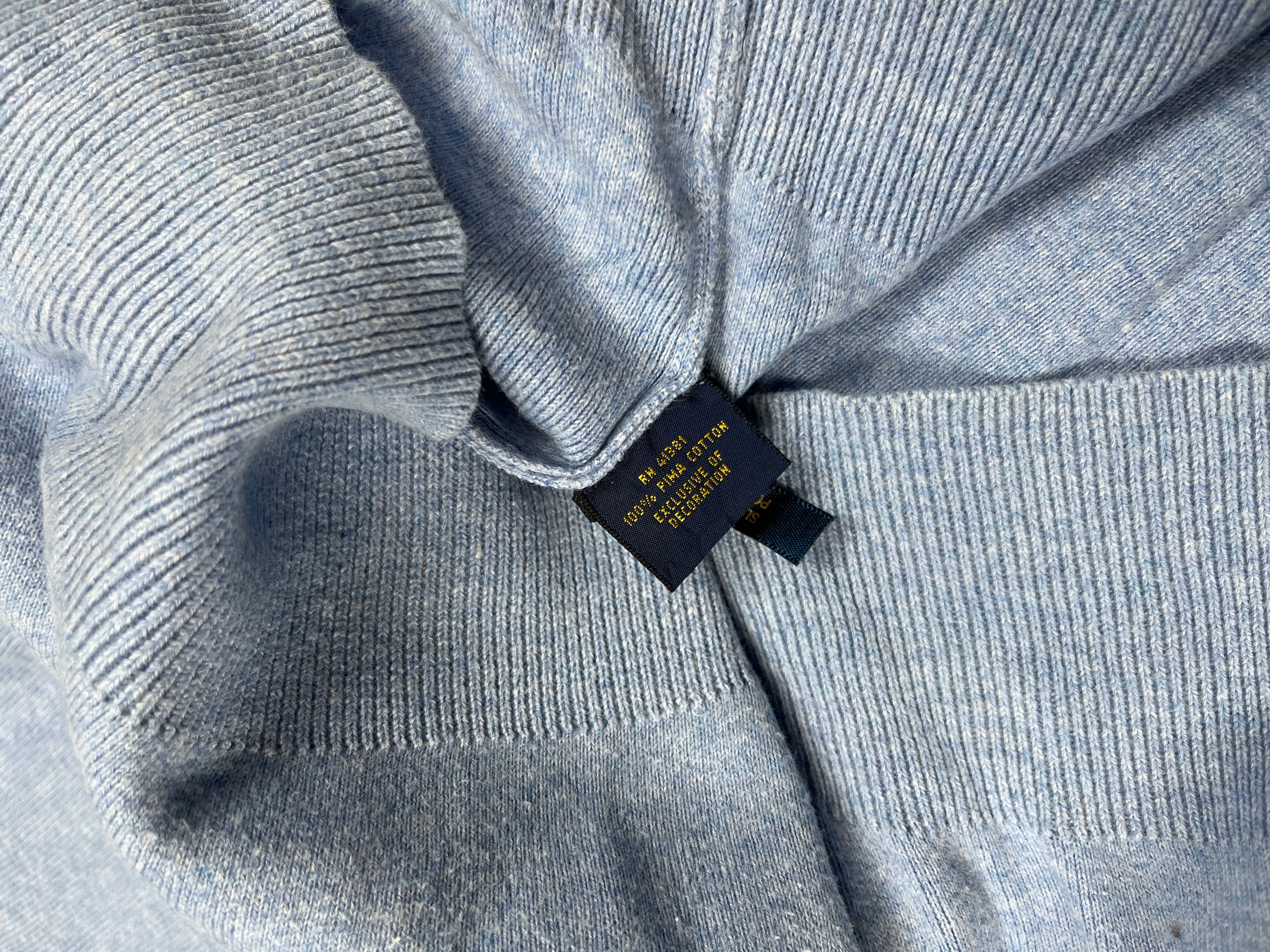 0078 Vintage Ralph Lauren Pullover - Größe XL - seltenes Hellblau