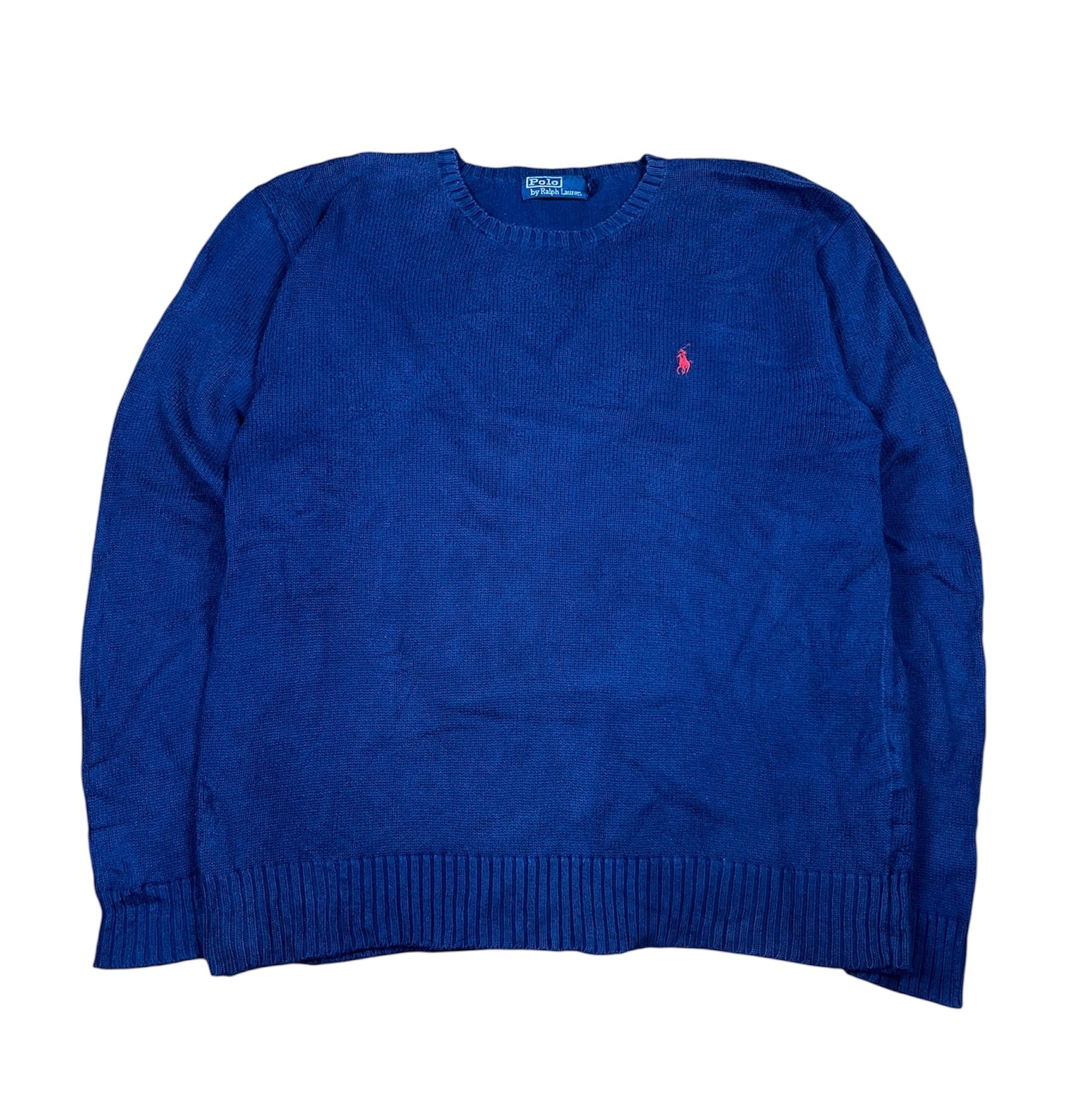 0064 Vintage Ralph Lauren Pullover - Größe L - Navy
Blau & zeitloser Klassiker