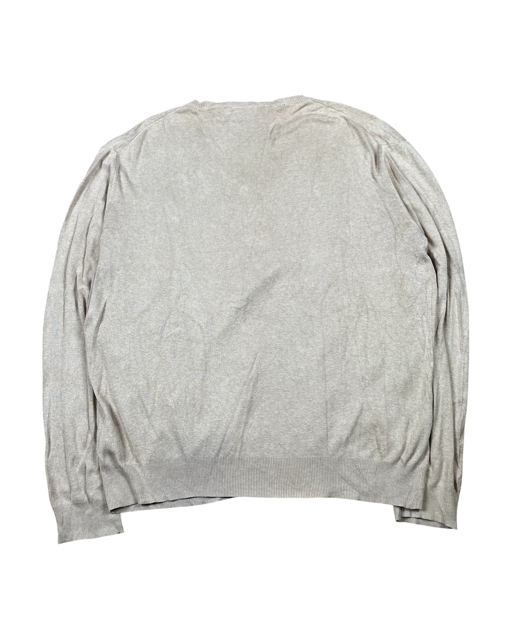 0067Vintage Ralph Lauren Pullover - Größe XL - zeitlos elegant in Beige