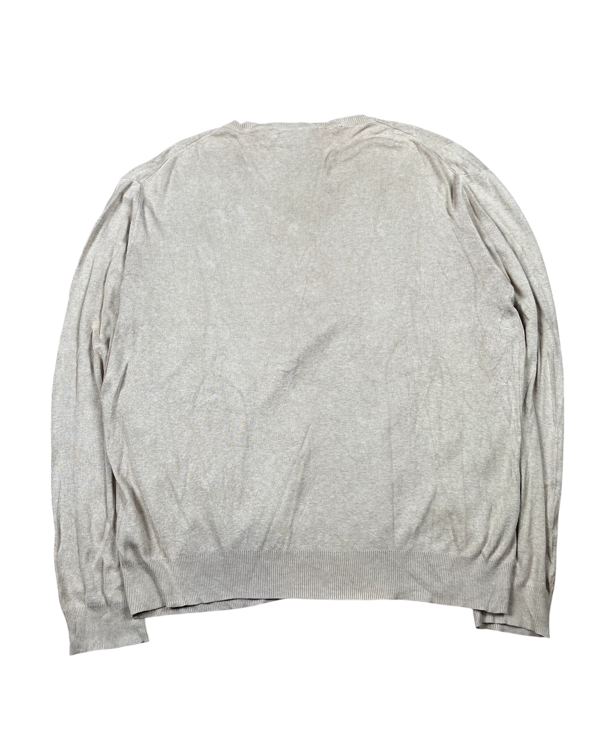 0067Vintage Ralph Lauren Pullover - Größe XL - zeitlos elegant in Beige