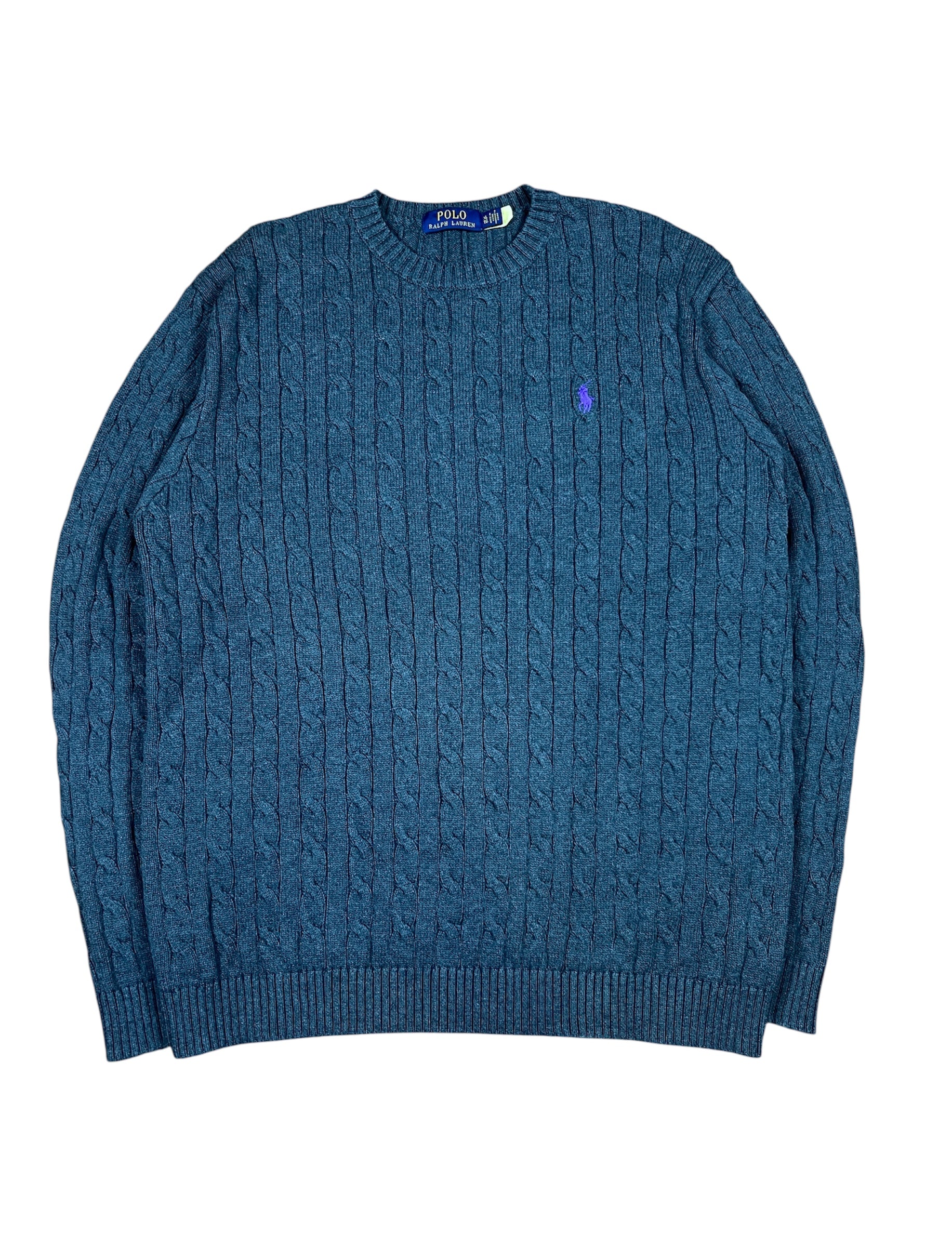 0109 Vintage Polo Ralph Lauren Zopfmuster Pullover
- Größe XL