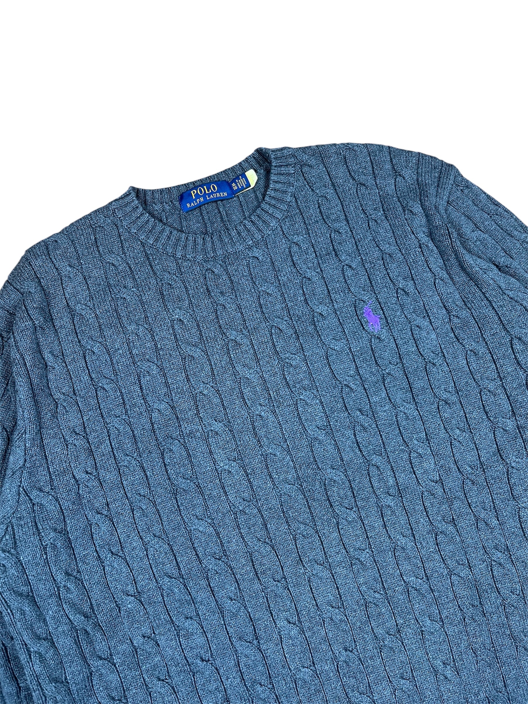 0109 Vintage Polo Ralph Lauren Zopfmuster Pullover
- Größe XL
