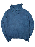 0075 Vintage Ralph Lauren Pullover - Größe XL - zeitloser Grauton & klassischer Premium-Look