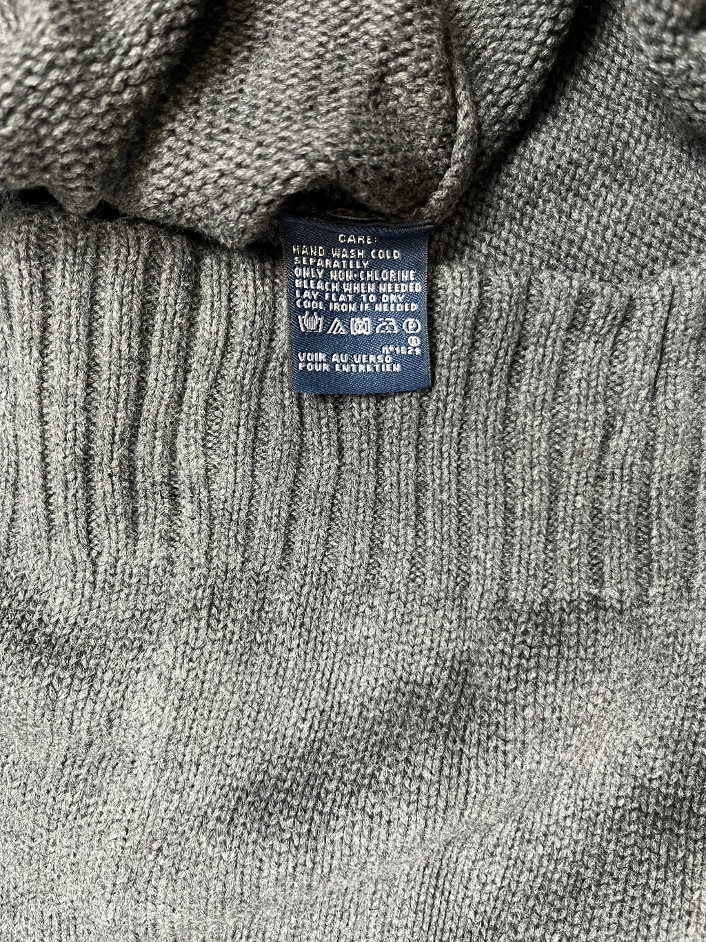 0075 Vintage Ralph Lauren Pullover - Größe XL - zeitloser Grauton & klassischer Premium-Look