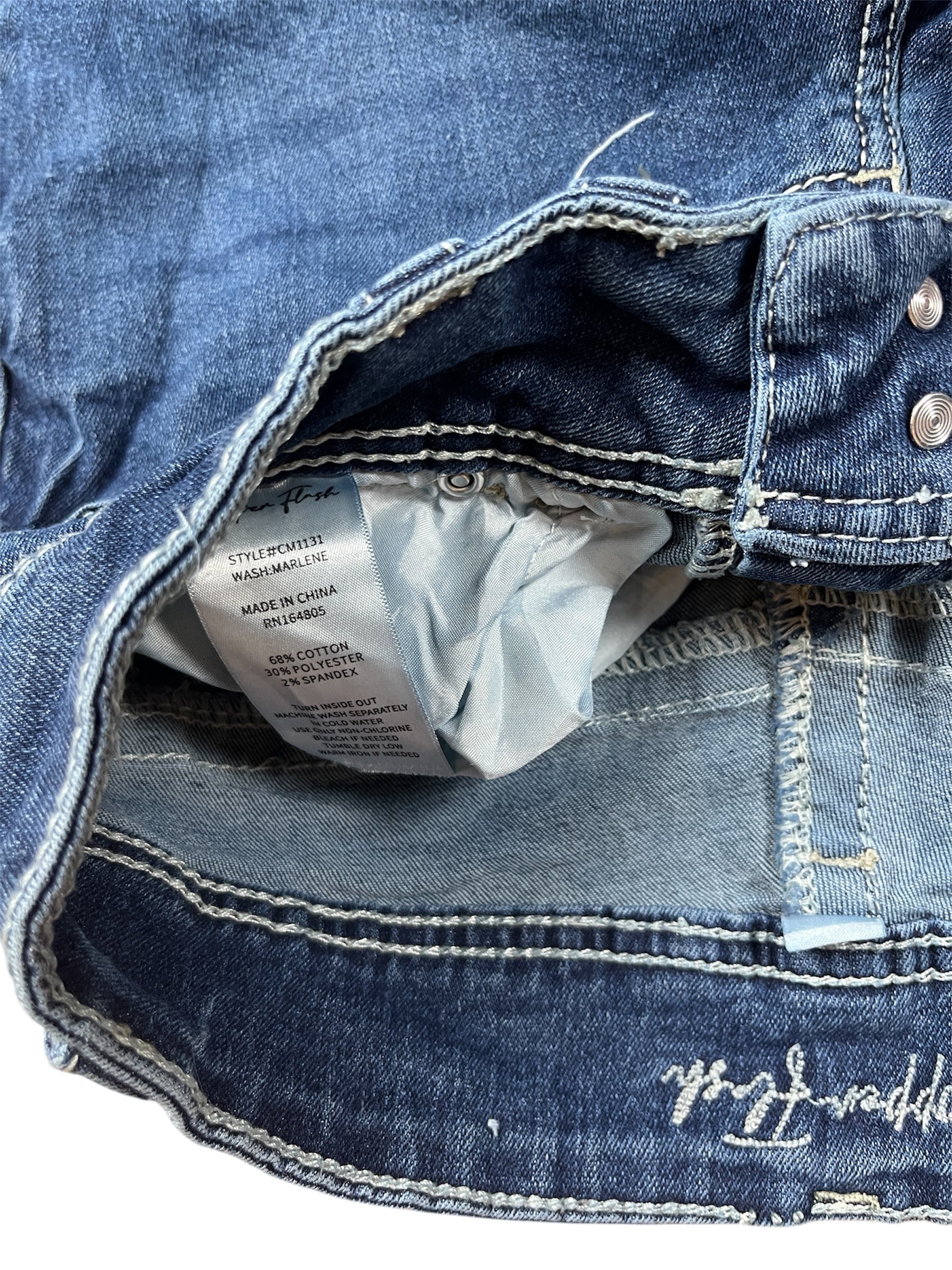 0127 Vintage Jeans – Klassischer Blue Denim Look